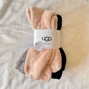Fuzzy Sparkly UGG Socks